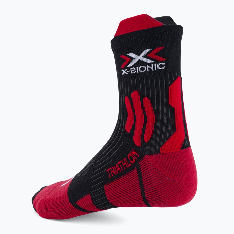 Мъжки чорапи за бягане X-Bionic Triathlon 4.0 Red/Black ND-IS01S21U-R018 2