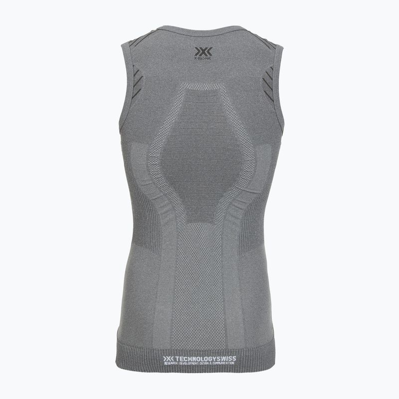 Мъжка термоактивна тениска X-Bionic Invent 4.0 Lt Singlet Grey Melange/Anthracite 2