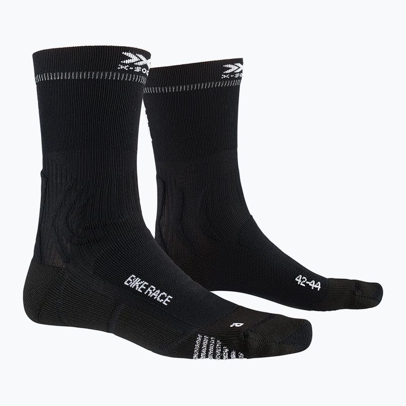 Чорапи за колоездене X-Socks Bike Race 4.0 opal black/eat dust