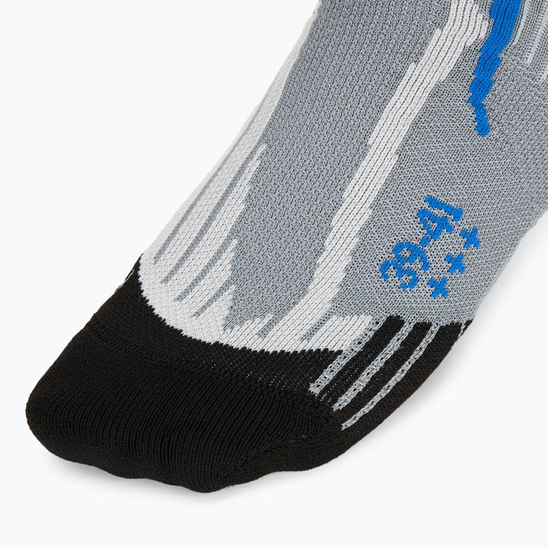 Мъжки чорапи за бягане X-Socks Run Speed Two 4.0 pearl grey/invent blue 3