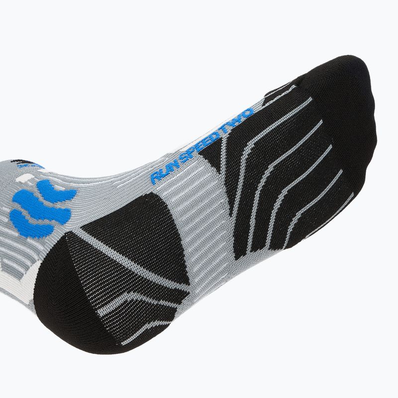 Мъжки чорапи за бягане X-Socks Run Speed Two 4.0 pearl grey/invent blue 4