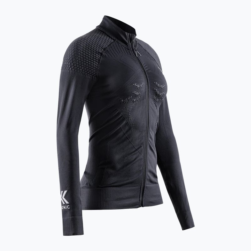 Дамски термо суитшърт X-Bionic Energizer 4.0 Transmission Layer Full Zip opal black/arctic white 2