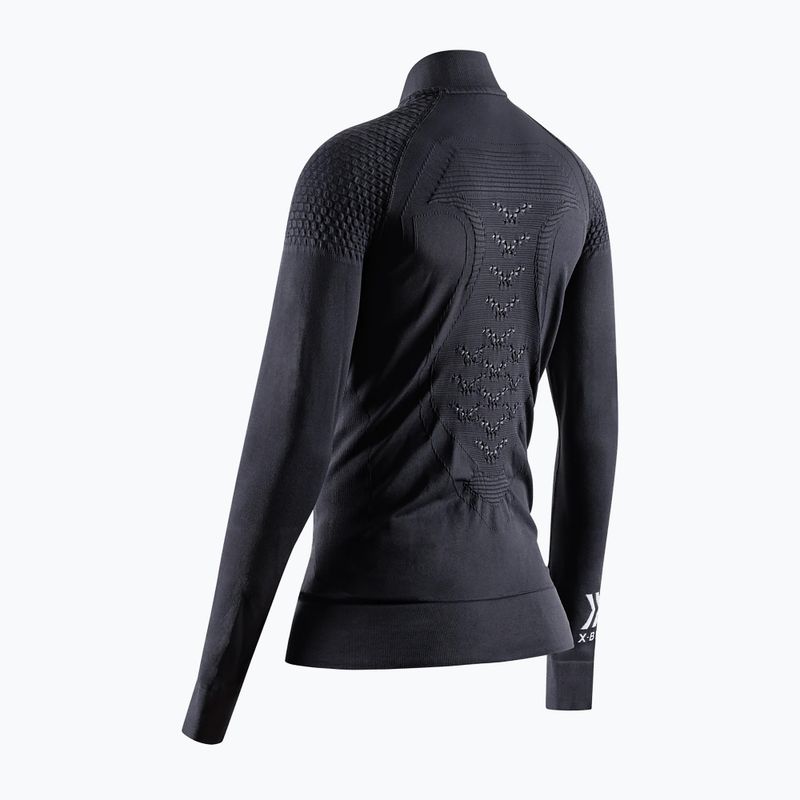 Дамски термо суитшърт X-Bionic Energizer 4.0 Transmission Layer Full Zip opal black/arctic white 3