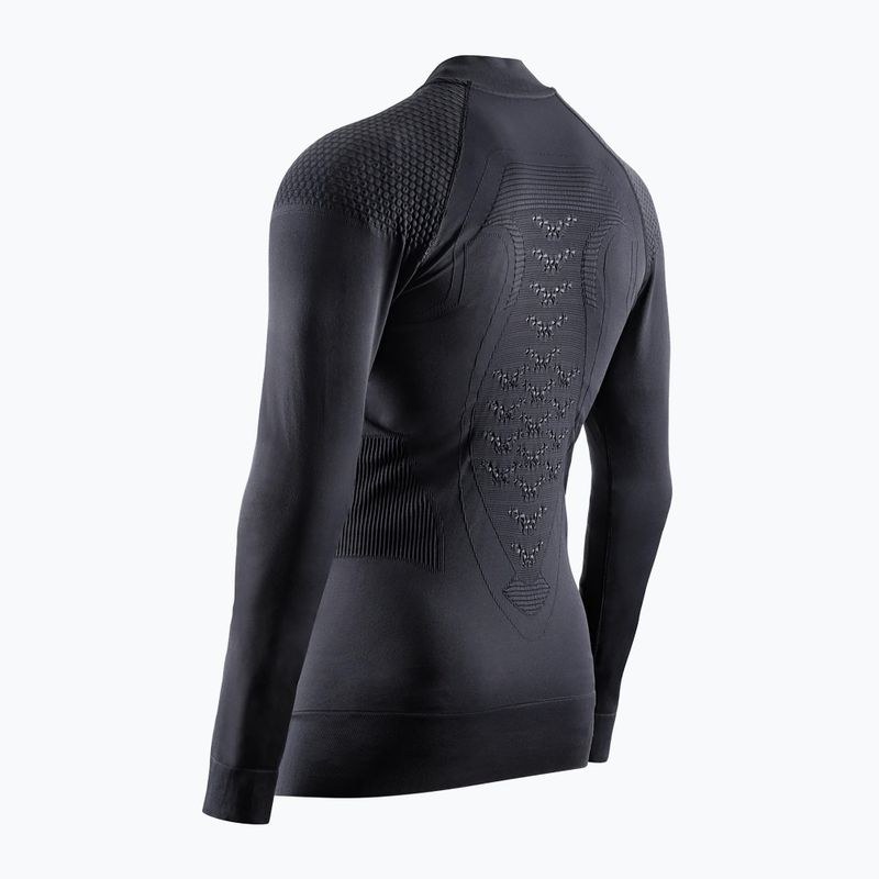Мъжки термо суитшърт X-Bionic Energizer 4.0 Transmission Layer Full Zip opal black/arctic white 2