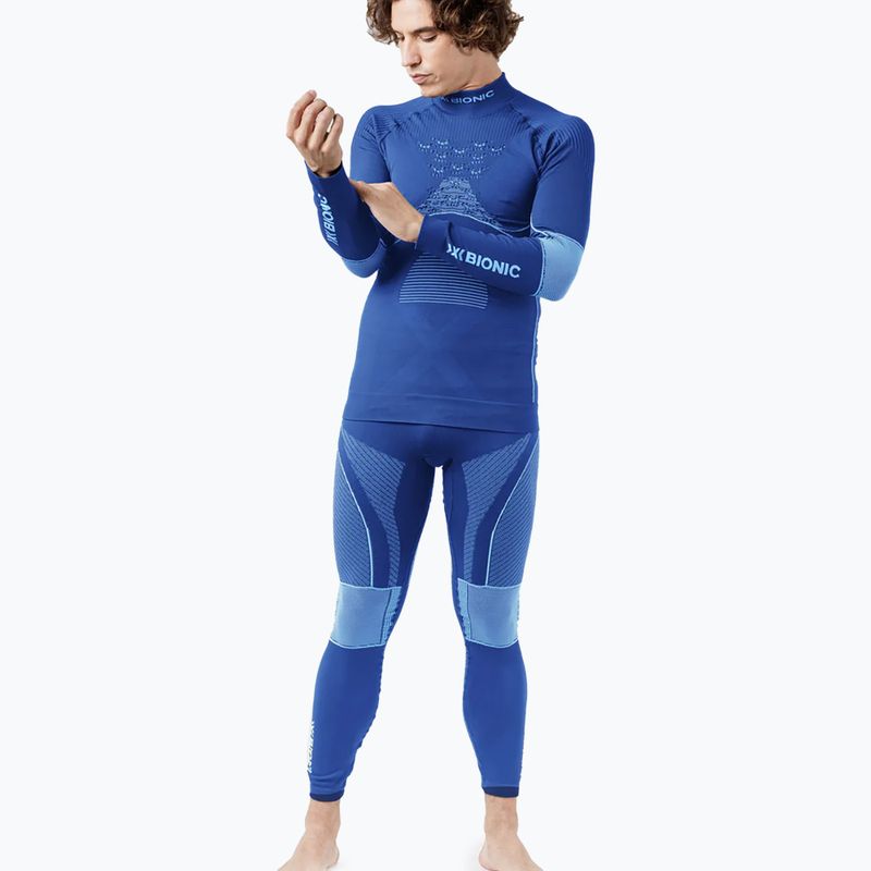 Мъжка термоактивна блуза X-Bionic Energy Accumulator 4.0 Turtle Neck navy/blue 2