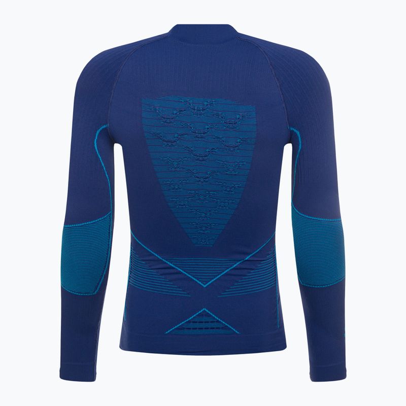 Мъжки термален суитшърт X-Bionic Energy Accumulator 4.0 Turtle Neck тъмно синьо/синьо 5