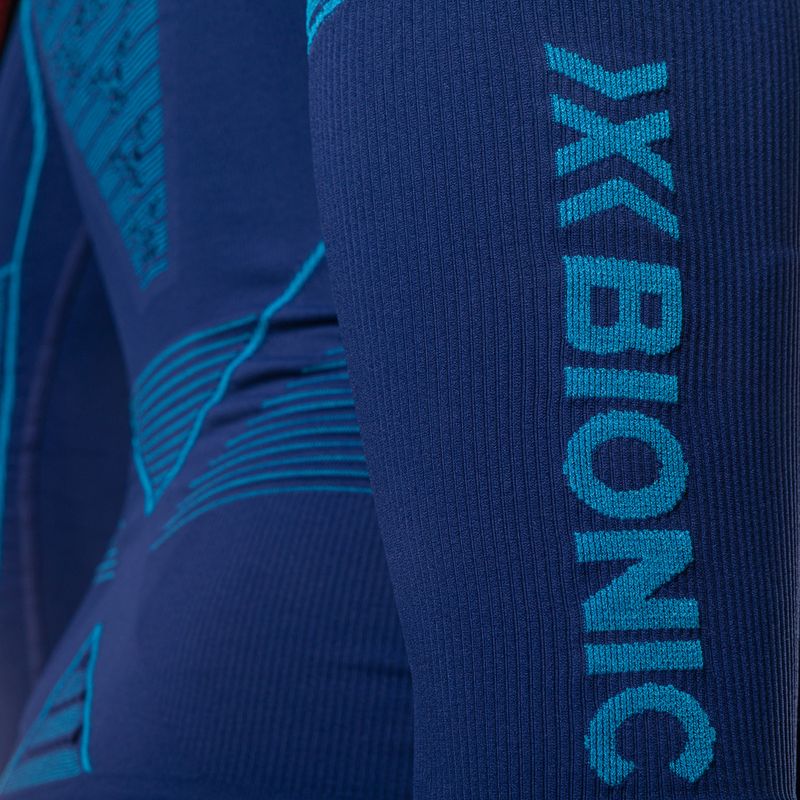 Мъжки термален суитшърт X-Bionic Energy Accumulator 4.0 Turtle Neck тъмно синьо/синьо 7