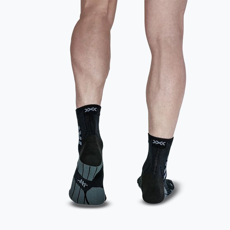 Чорапи X-Socks Hike Perform Natural Ankle anthracite/turquoise 3
