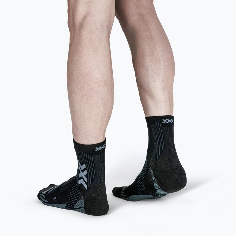 Чорапи X-Socks Hike Perform Natural Ankle anthracite/turquoise 4