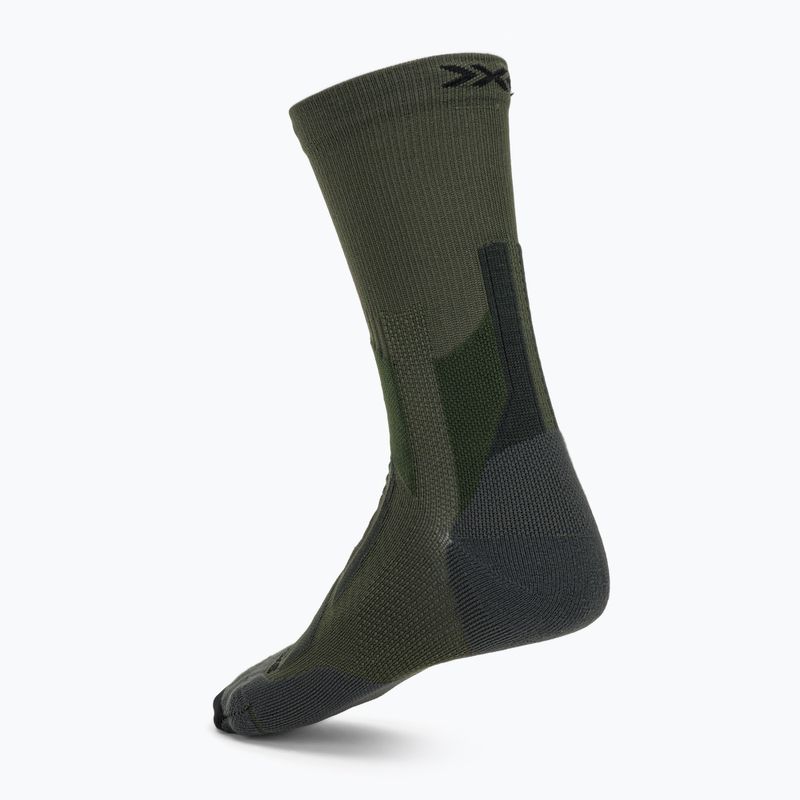Чорапи X-Socks Hike Discover Crew green/black 2