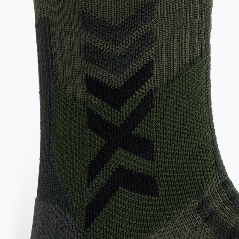 Чорапи X-Socks Hike Discover Crew green/black 4