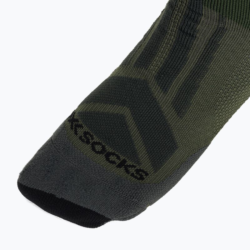Чорапи X-Socks Hike Discover Crew green/black 5