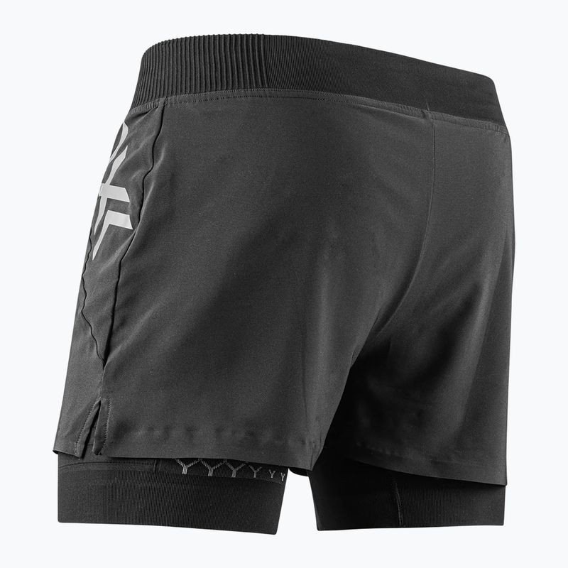 Мъжки къси панталони за бягане X-Bionic Twyce Race 2in1 black/charcoal 3