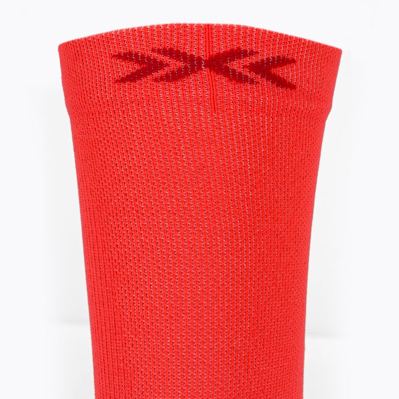 Мъжки чорапи X-Socks Trailrun Perform Crew fluo red/namib red 3