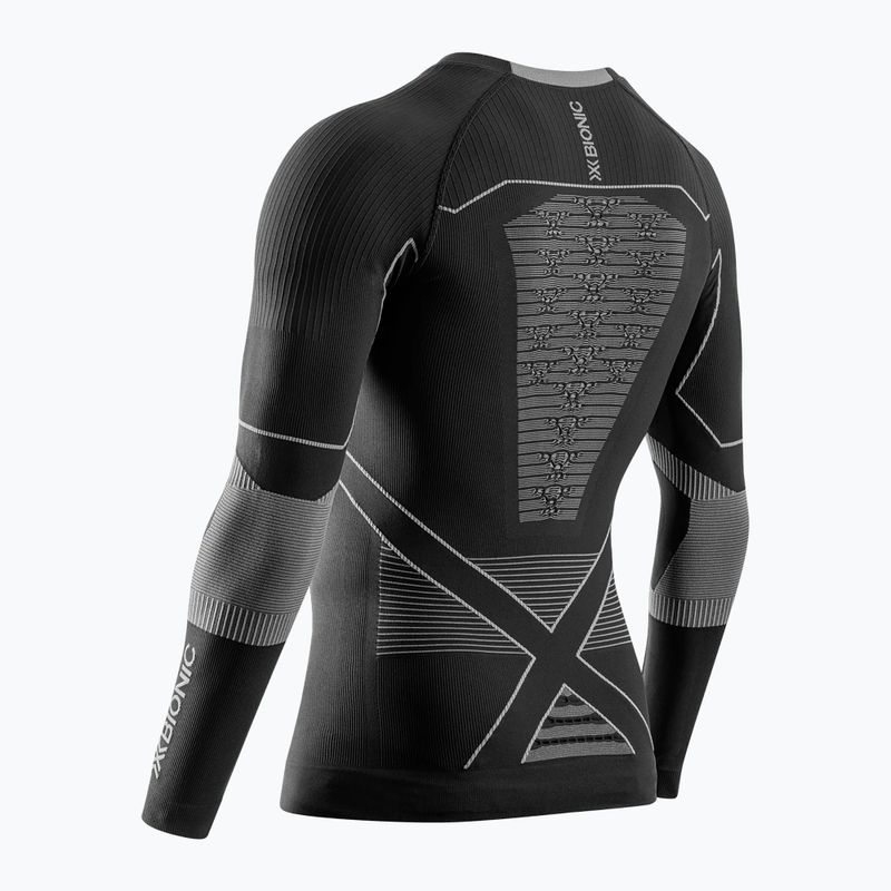 Мъжка термоактивна блуза X-Bionic Energy Accumulator Light Shirt black/light grey 2