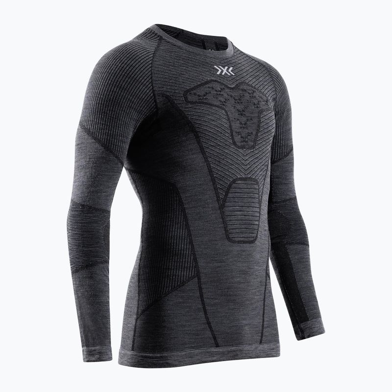 Мъжка термоактивна блуза X-Bionic Symbio Merino Shirt rhino grey