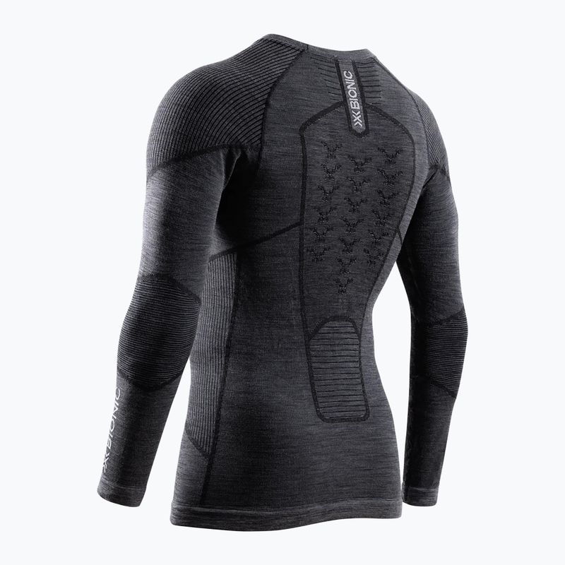 Мъжка термоактивна блуза X-Bionic Symbio Merino Shirt rhino grey 2
