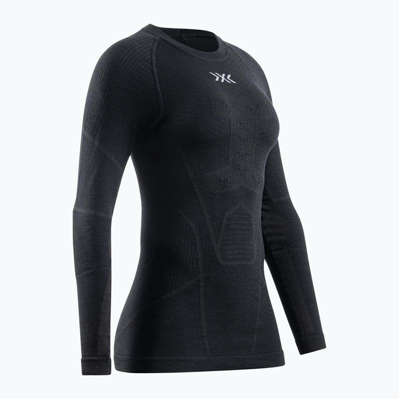 Дамска термоактивна блуза X-Bionic Symbio Merino Shirt opal black