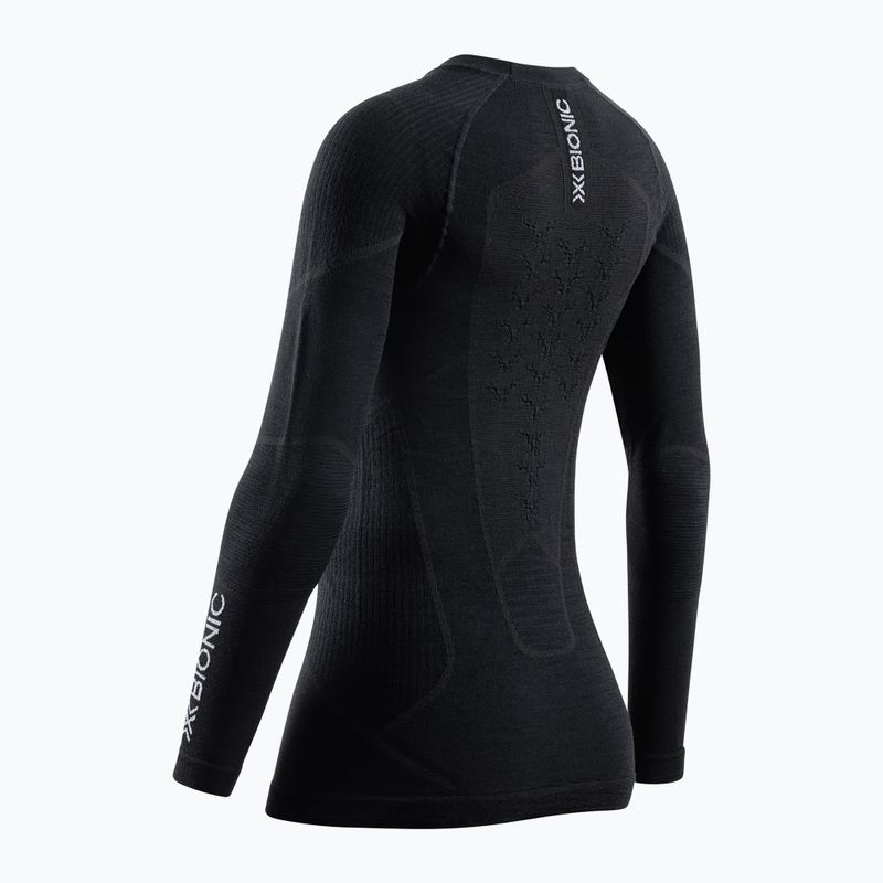 Дамска термоактивна блуза X-Bionic Symbio Merino Shirt opal black 2