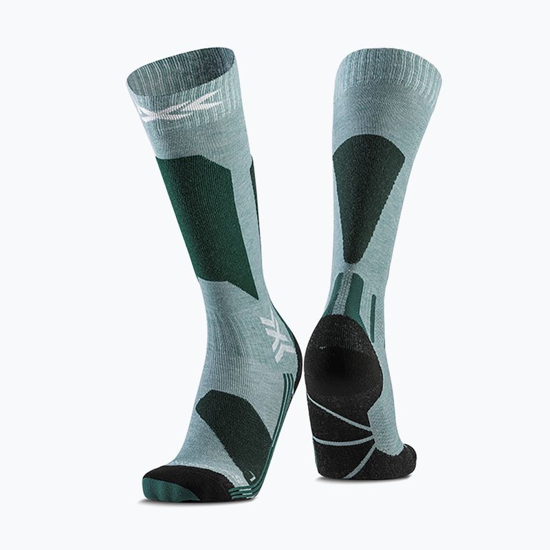 Дамски ски чорапи X-Socks Ski Discover Otc sage green/english lawn