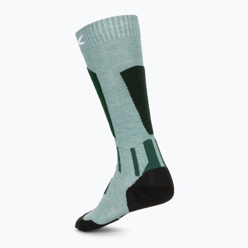 Дамски скиорски чорапи X-Socks Ski Discover Otc sage green/english lawn 2