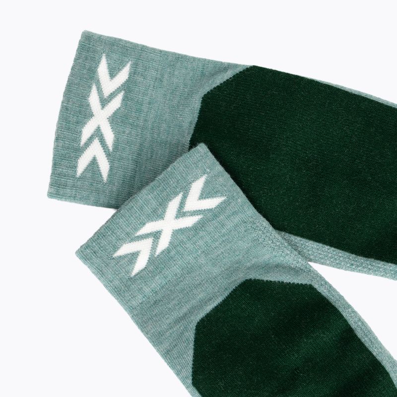 Дамски скиорски чорапи X-Socks Ski Discover Otc sage green/english lawn 4