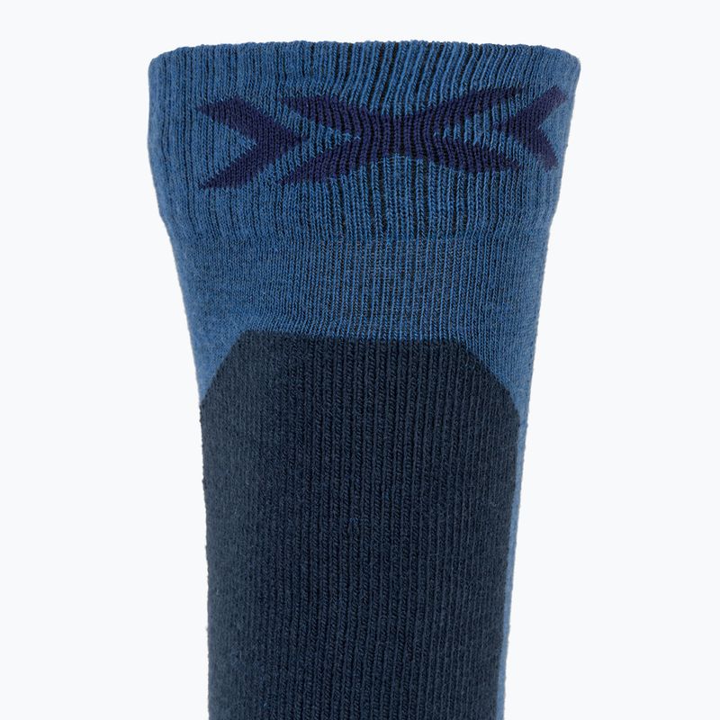 Детски скиорски чорапи X-Socks Ski Discover Otc blue blossom/marine 4