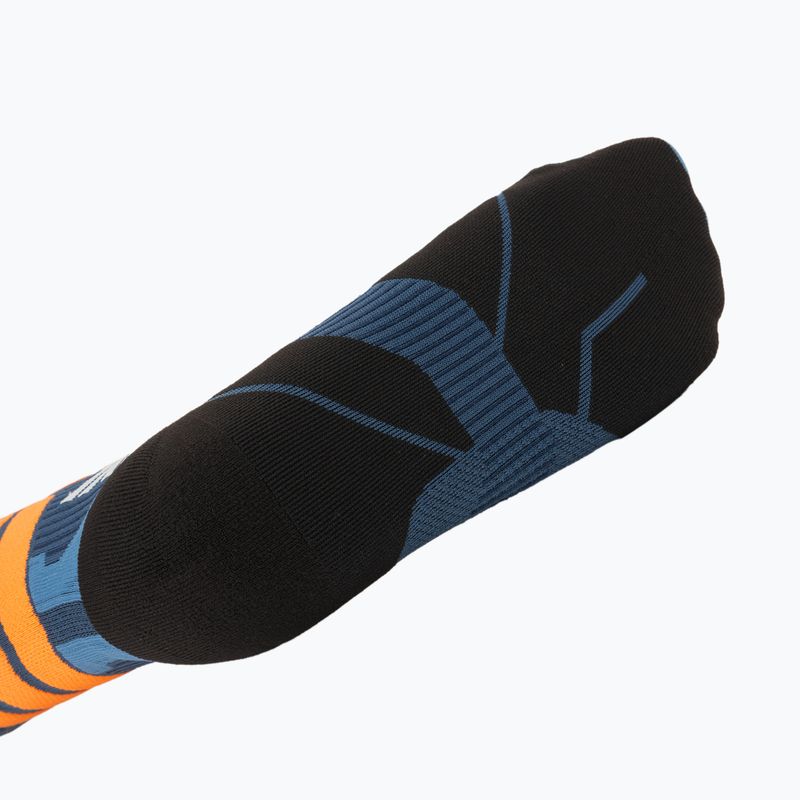 Скиорски чорапи X-Socks X-Country Perform Crew marine/orange 4
