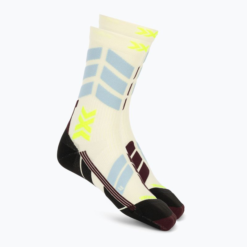Дамски скиорски чорапи X-Socks X-Country Perform Crew light sand/cool water