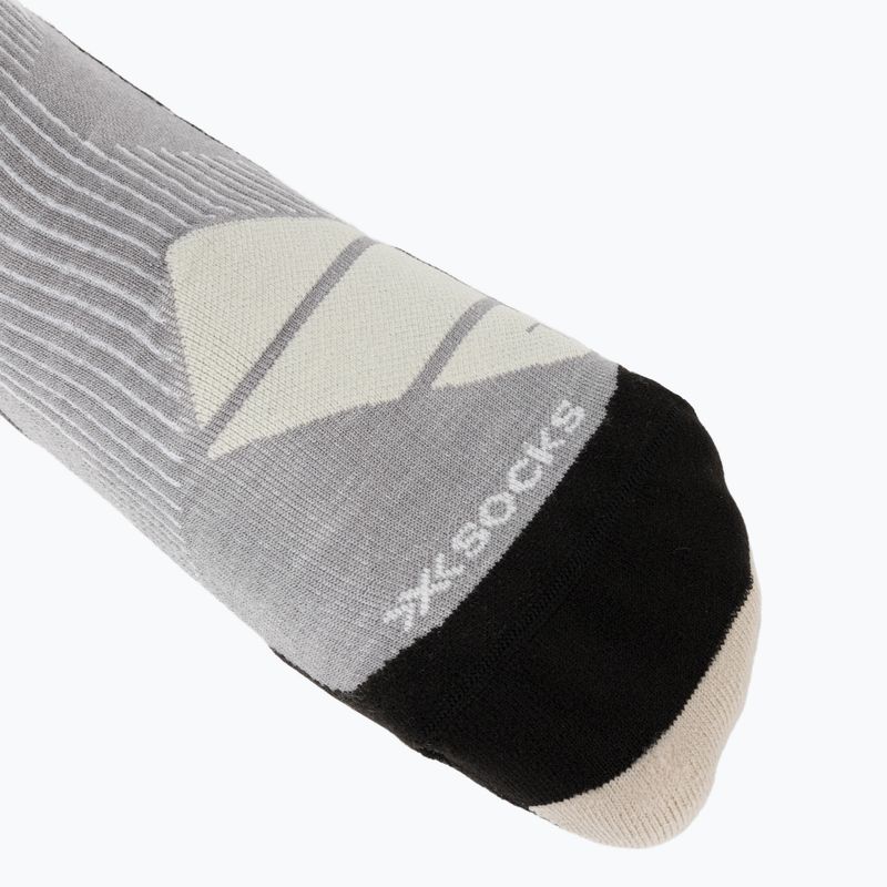 Скиорски чорапи X-Socks Ski Perform Merino Otc seal grey/light sand 4