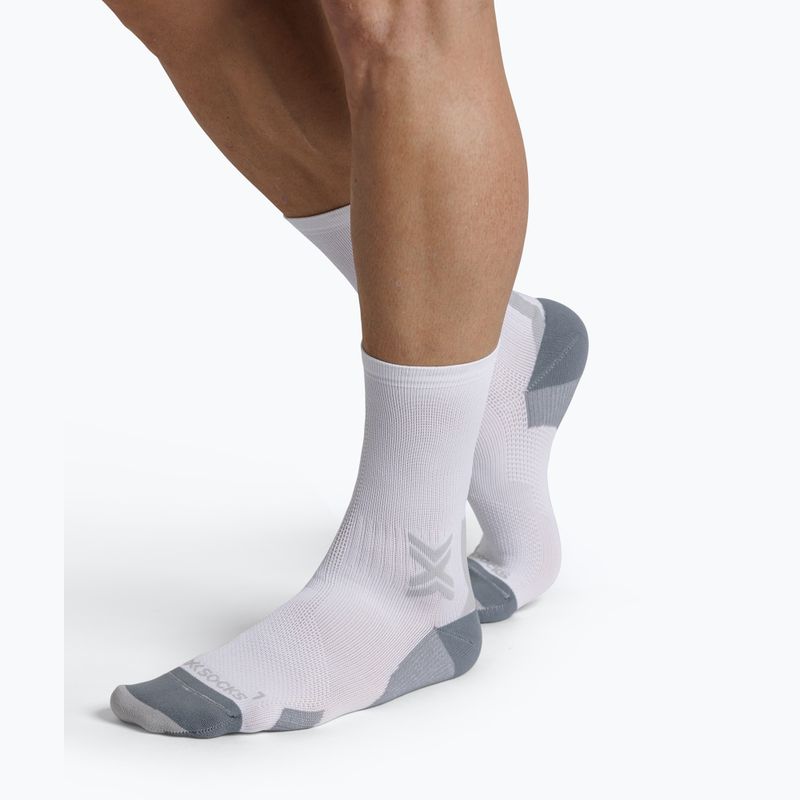 Чорапи X-Socks Run Discover Crew arctic white/pearl grey 4