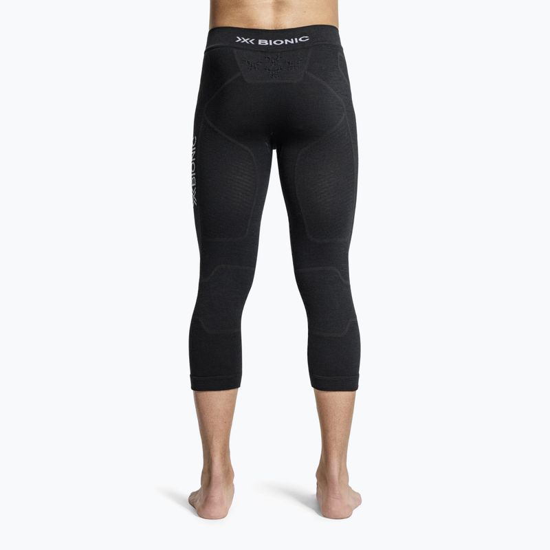 Мъжки термоактивни панталони X-Bionic Symbio Merino 3/4 black 2