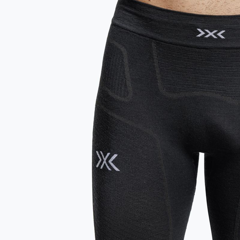 Мъжки термоактивни панталони X-Bionic Symbio Merino 3/4 black 3