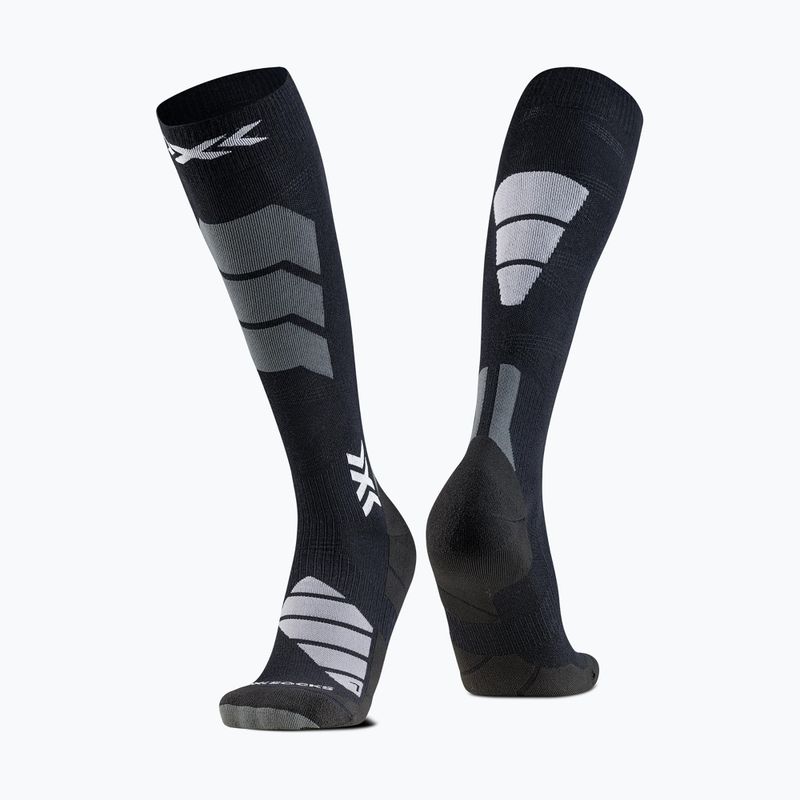 Скиорски чорапи X-Socks Ski Expert Silk Merino Otc x black/light grey