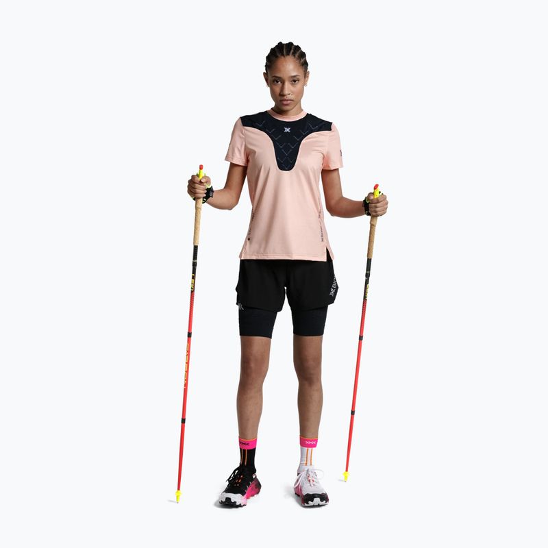 Дамска тениска за бягане X-Bionic Corefusion Run Shirt fresh peach 2
