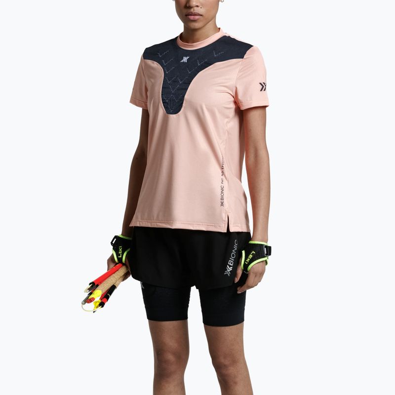 Дамска тениска за бягане X-Bionic Corefusion Run Shirt fresh peach 3