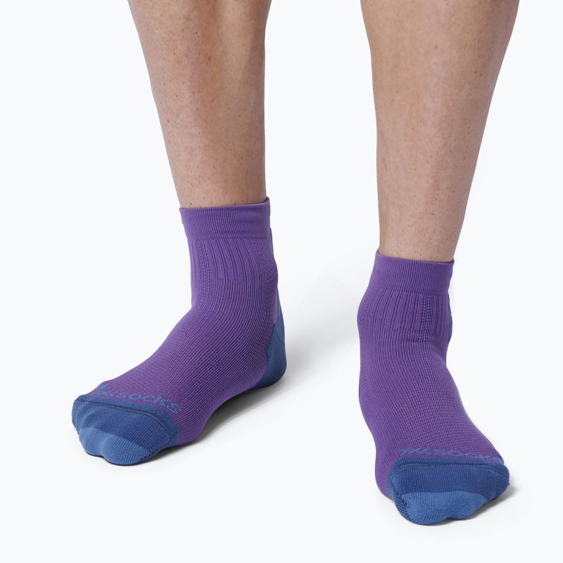 Дамски чорапи X-Socks Run Discover Ankle neobergine/x black 2