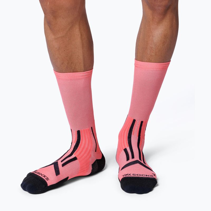 Чорапи X-Socks Trailrun Perform Crew dusty rose/x black 2