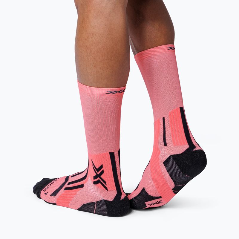 Чорапи X-Socks Trailrun Perform Crew dusty rose/x black 3