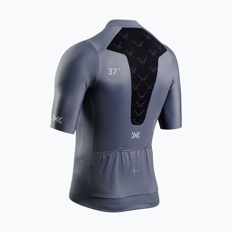 Мъжка тениска за колоездене X-Bionic Corefusion Ride Jersey rhino grey 8
