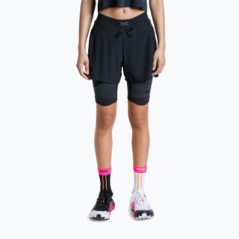 Дамски клин за бягане X-Bionic Xceed Run Tights X black/rhino grey 3