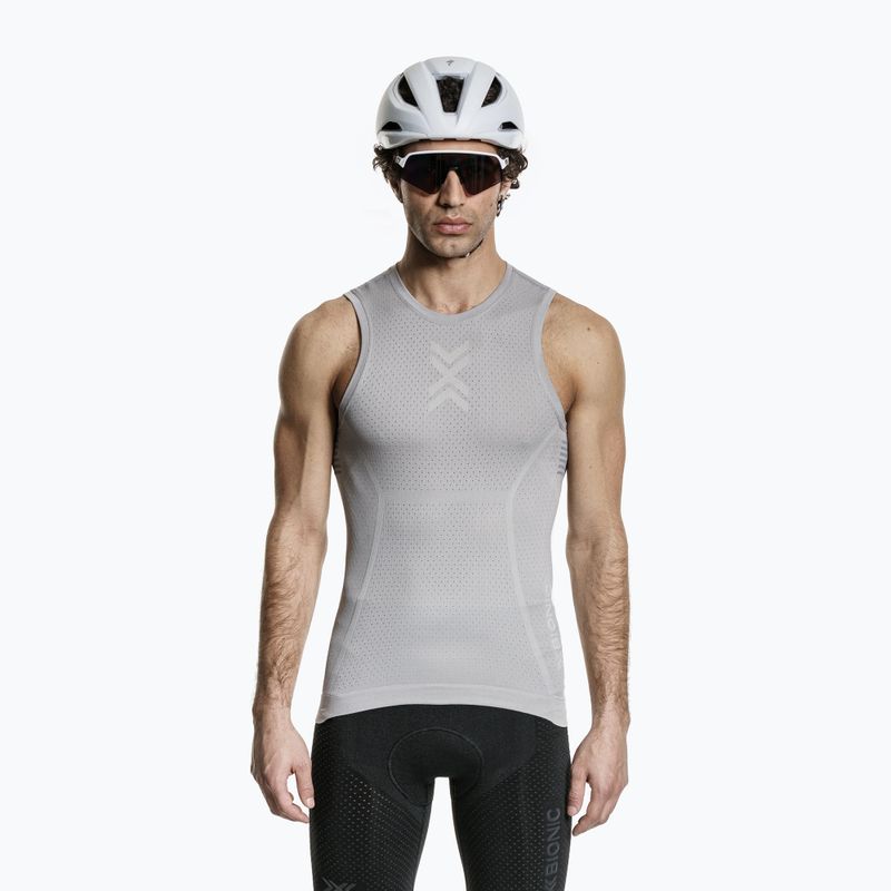 Фланелка за колоездене X-Bionic Xceed Ride Baselayer seal grey/silver grey 4