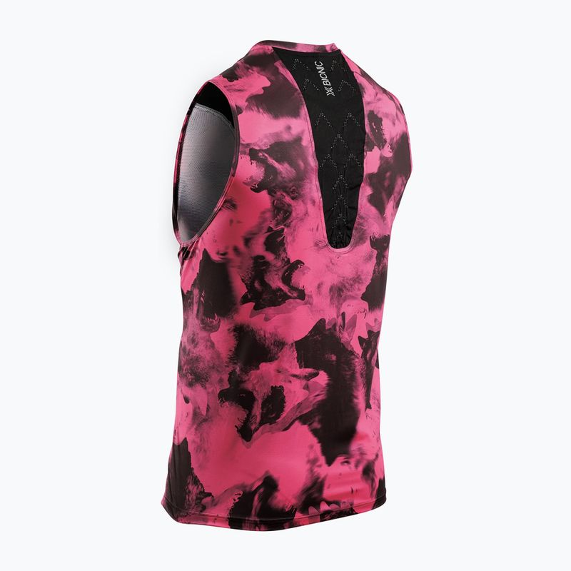Тениска за бягане X-Bionic Corefusion Run Tank wolfpack/black/neo pink 2