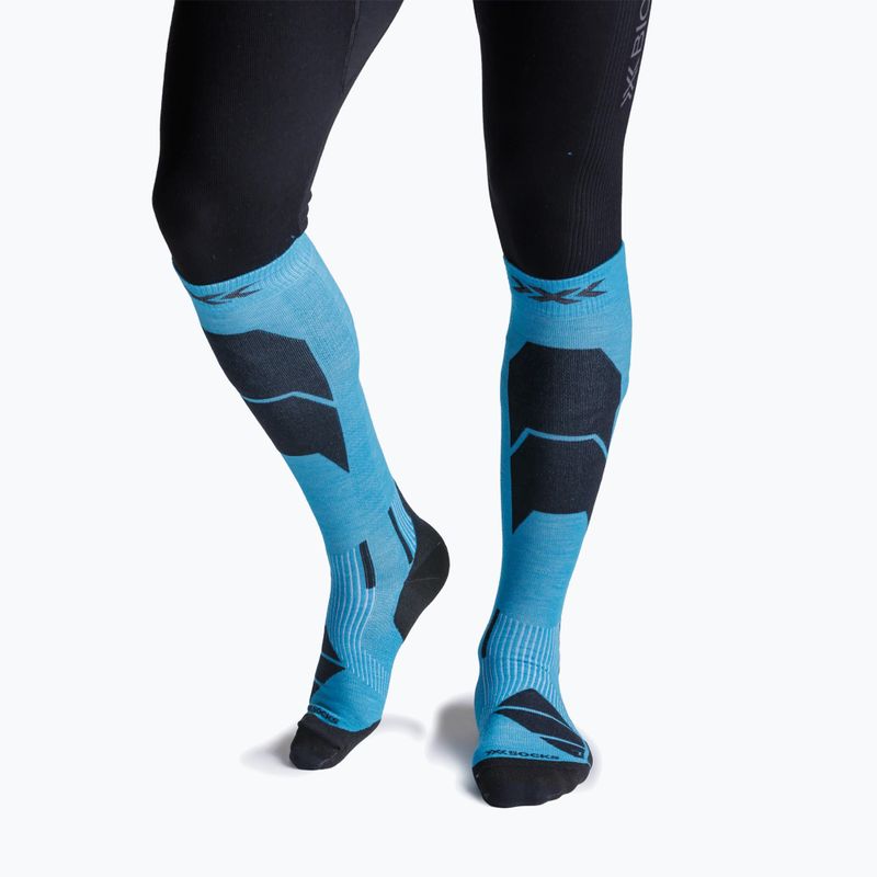Скиорски чорапи X-Socks Ski Perform Merino Otc eternal ice 2