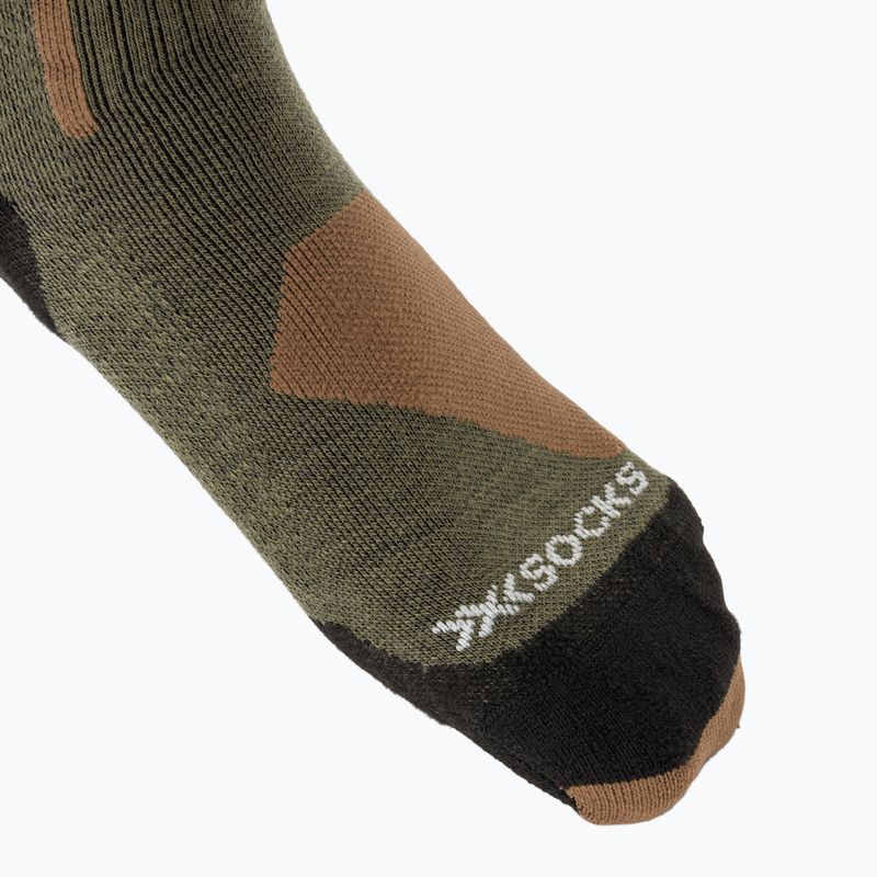 Скиорски чорапи X-Socks Ski Discover Merino Otc sand/dark sand 3