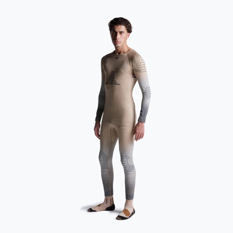 Мъжка термоактивна блуза X-Bionic Invent Fx Shirt sand/light grey/grey 2