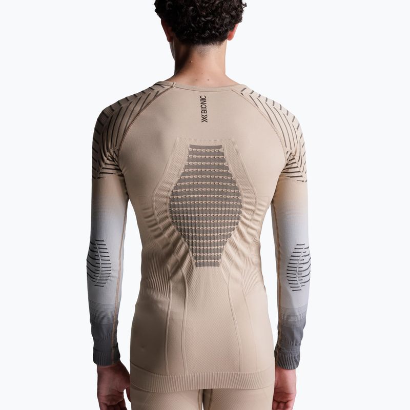 Мъжка термоактивна блуза X-Bionic Invent Fx Shirt sand/light grey/grey 3