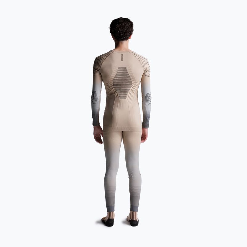 Мъжка термоактивна блуза X-Bionic Invent Fx Shirt sand/light grey/grey 4