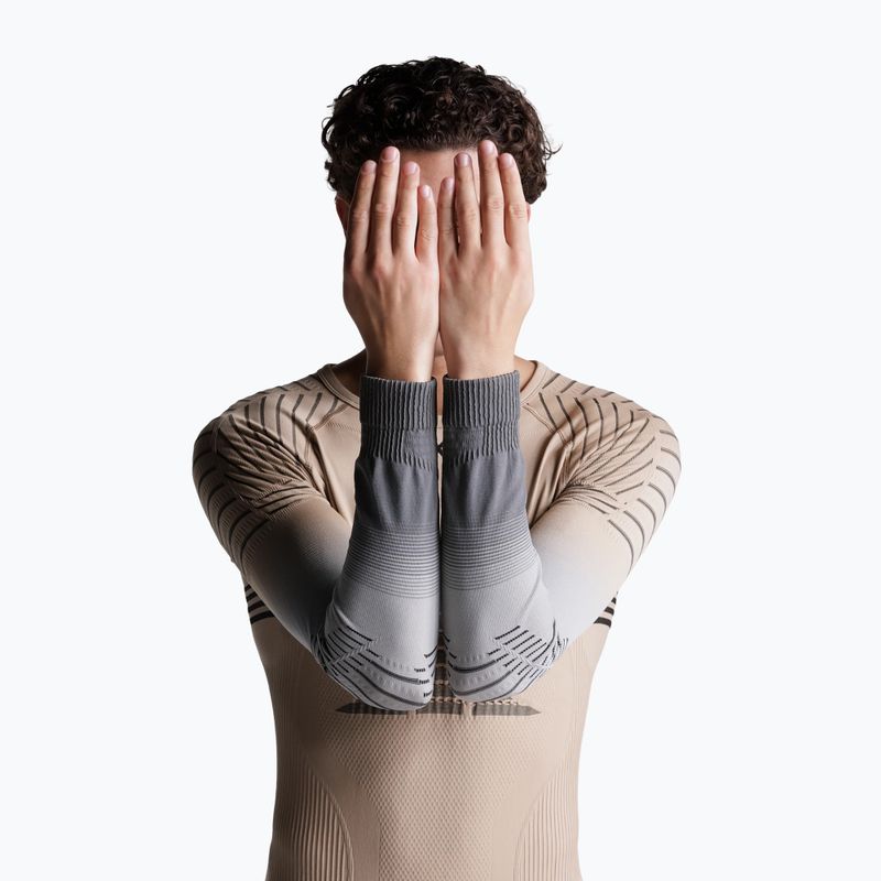 Мъжка термоактивна блуза X-Bionic Invent Fx Shirt sand/light grey/grey 9