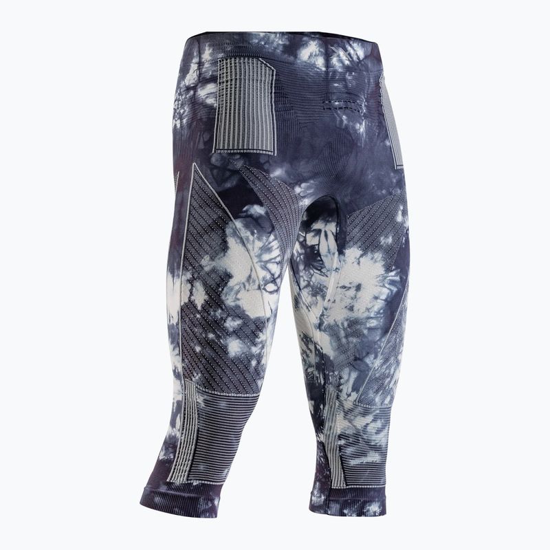 Термоактивни панталони X-Bionic Energy Accumulator Wild 3/4 tiedye x black/fluo pink 7